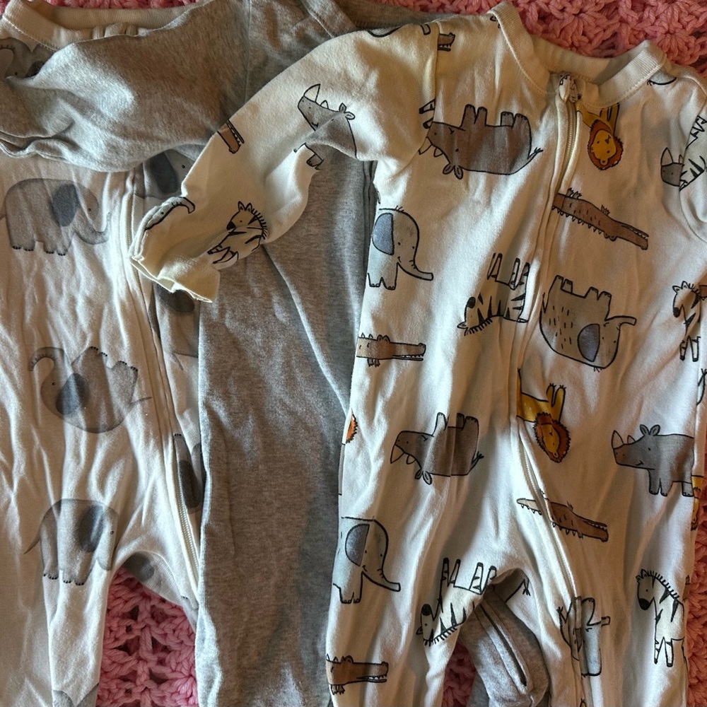Baby Animal Print Onesies